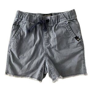 Quiksilver size 4 pull-on chino shorts - grey